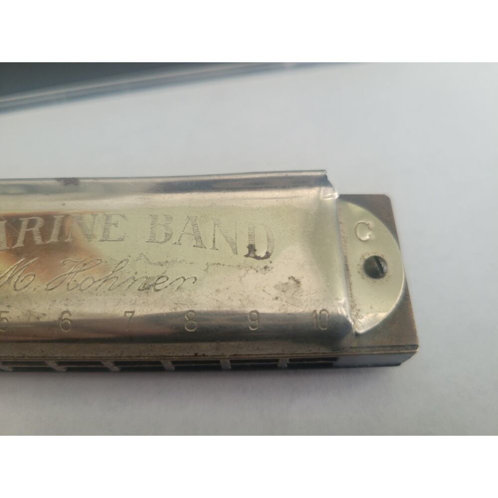 Vintage Harmonica Marine Band Made By Hohner Germany Key Of C - Picture 7 of 12